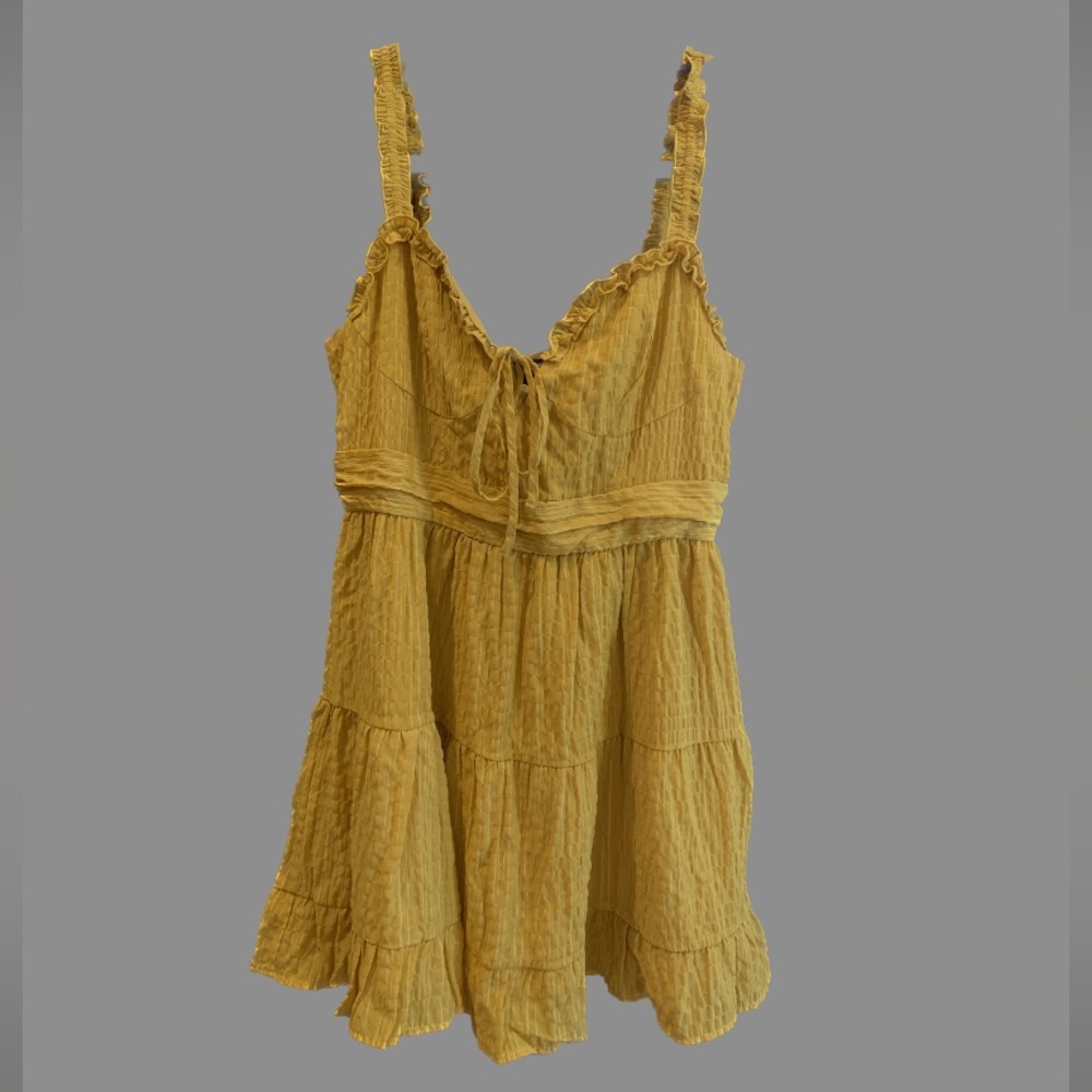 Mustard yellow summer dress from Forever 21